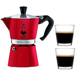 Ấm pha cà phê Bialetti Moka Express Rossa 3 Cups