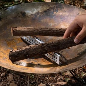 Thanh thép hình tổ ong dùng kê củi Campingmoon A4-CM