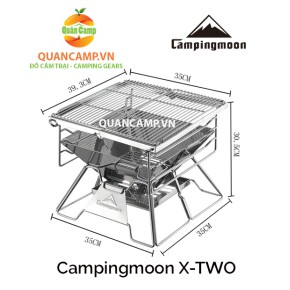 Bếp nướng dã ngoại Campingmoon X-TWO XTWO (phiên bản nâng cấp của Campingmoon MT-035 MT35 MT035)