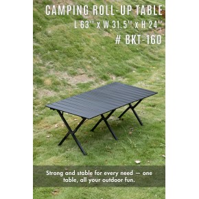Bàn cuộn nhôm xếp gọn Campingmoon BKT-160 BKT160