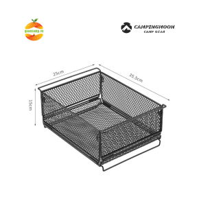 Giỏ lưới đa năng xếp gọn kết hợp với bàn IGT Campingmoon CK-24BF CK24BF