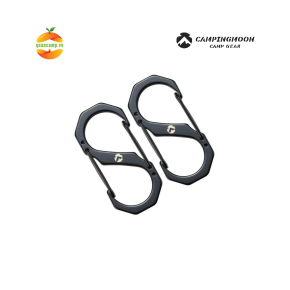 Móc khoá đôi hình chữ S Campingmoon SS-5 / SS-7 (Bộ 2 cái)