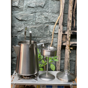 Ấm đun cà phê bằng thép không gỉ Percolator Coffee Pot Campingmoon SW-7
