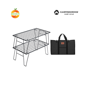 Kệ để đồ đa năng Campingmoon T-235-2T T235-2T T 235 2T (Kệ đôi có túi)