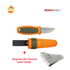 Dao dã ngoại đa năng thép không rỉ Morakniv Eldris with belt Loop