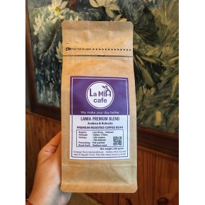 Cà phê hạt rang mộc cao cấp LaMia Premium Blend