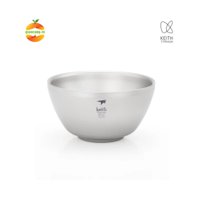 Tô chén ăn cách nhiệt 2 lớp Titanium Keith Ti5352 - 250ml