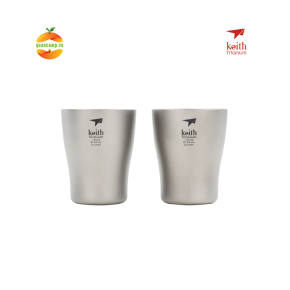 Bộ cốc uống rượu Titanium Wine Cup 10ml KEITH Ti9304 10ml (Bộ 2 chiếc)