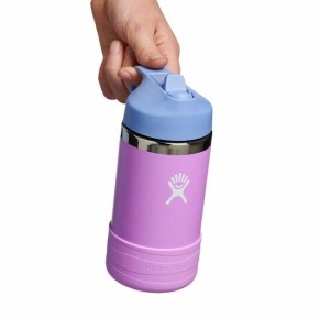 Bình giữ nhiệt cổ rộng Hydro Flask Kids Wide Mouth Straw Lid & Boot 12oz 354ml