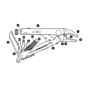 Dụng cụ đa năng Leatherman Crunch (15 tools)