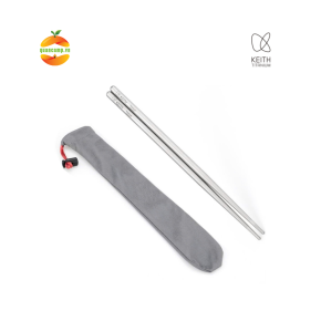 Đũa tròn Titanium Chopsticks KEITH Titanium Ti5625 - dài 19cm