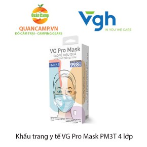Khẩu trang y tế VG Pro Mask PM3T 4 lớp (hộp 20 cái)