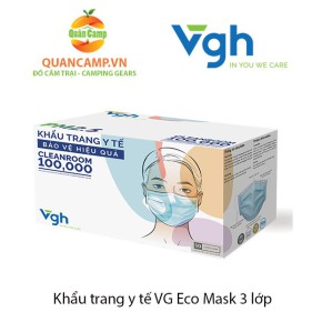 Khẩu trang y tế VG Eco Mask EM3N 3 lớp (hộp 50 cái)