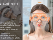 Mát xa mắt SKG E3 công nghệ tiên tiến giúp thư giãn, giảm mỏi mắt và cải thiện giấc ngủ