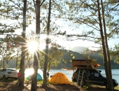 Hồ Tuyền Lâm điểm đến lý tưởng của camper